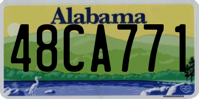 AL license plate 48CA771