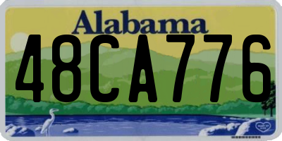 AL license plate 48CA776
