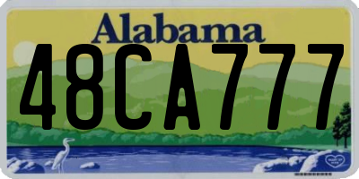 AL license plate 48CA777