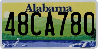 AL license plate 48CA780