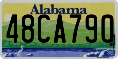 AL license plate 48CA790
