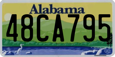 AL license plate 48CA795