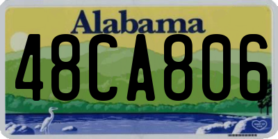 AL license plate 48CA806
