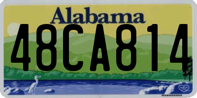 AL license plate 48CA814
