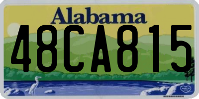 AL license plate 48CA815