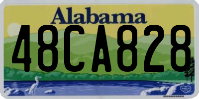 AL license plate 48CA828