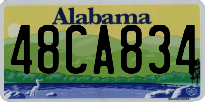 AL license plate 48CA834