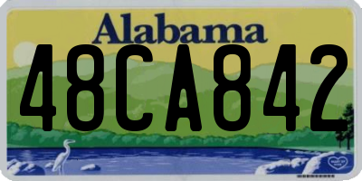 AL license plate 48CA842
