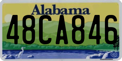 AL license plate 48CA846
