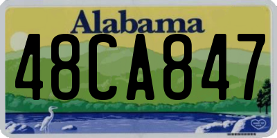 AL license plate 48CA847