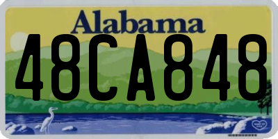 AL license plate 48CA848