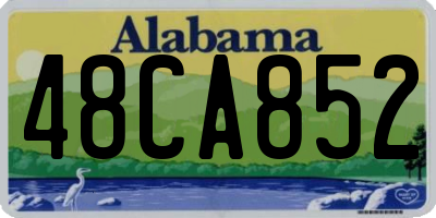 AL license plate 48CA852