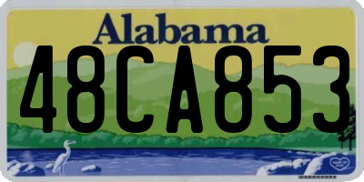 AL license plate 48CA853