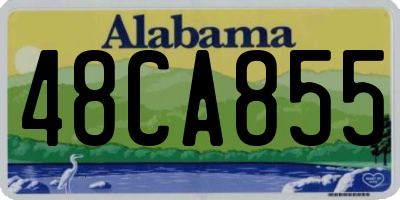 AL license plate 48CA855