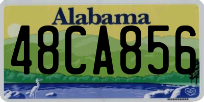 AL license plate 48CA856