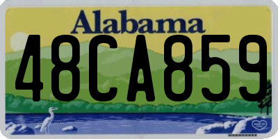 AL license plate 48CA859