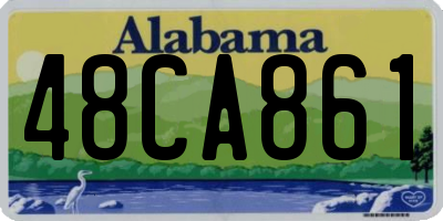AL license plate 48CA861