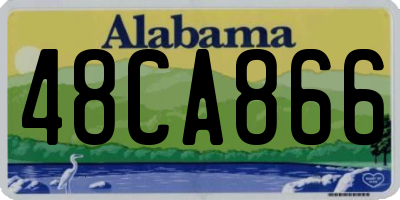 AL license plate 48CA866