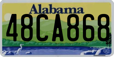 AL license plate 48CA868