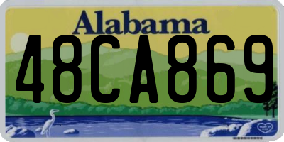 AL license plate 48CA869