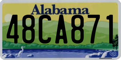 AL license plate 48CA871