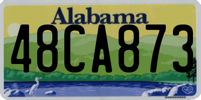 AL license plate 48CA873