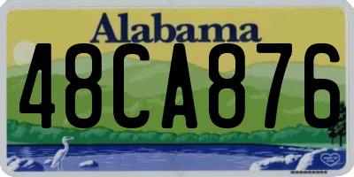 AL license plate 48CA876