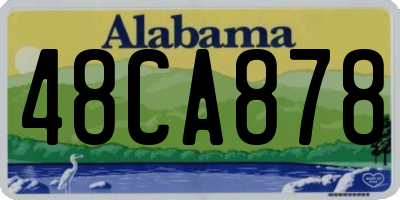 AL license plate 48CA878