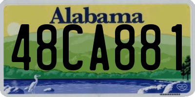 AL license plate 48CA881