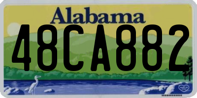 AL license plate 48CA882