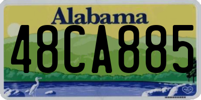 AL license plate 48CA885