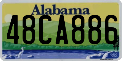 AL license plate 48CA886