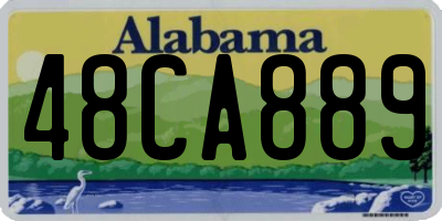 AL license plate 48CA889