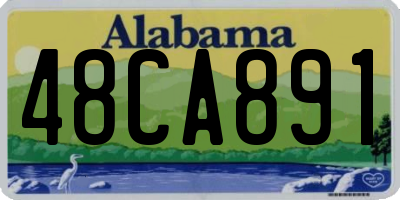 AL license plate 48CA891
