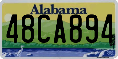 AL license plate 48CA894