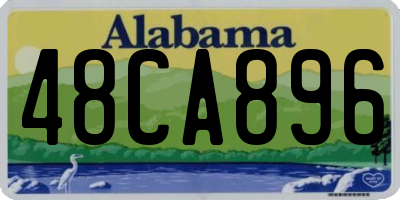 AL license plate 48CA896