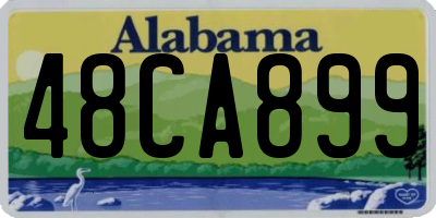 AL license plate 48CA899
