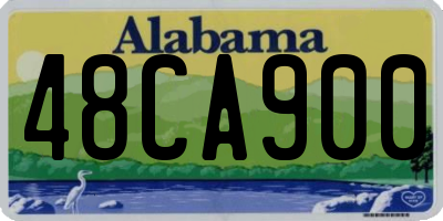 AL license plate 48CA900