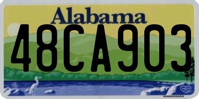 AL license plate 48CA903
