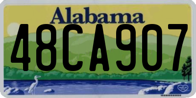 AL license plate 48CA907