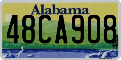 AL license plate 48CA908