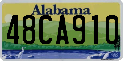AL license plate 48CA910