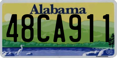 AL license plate 48CA911