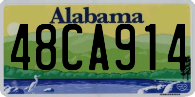 AL license plate 48CA914