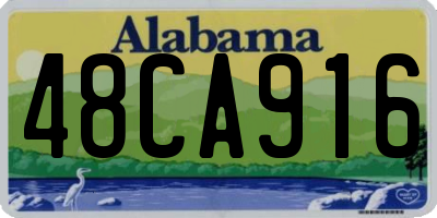 AL license plate 48CA916