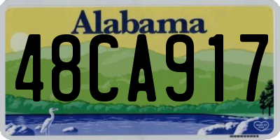 AL license plate 48CA917