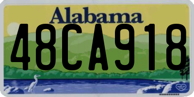 AL license plate 48CA918