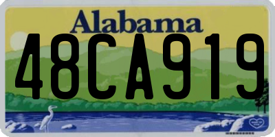 AL license plate 48CA919