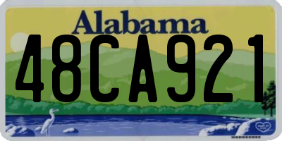 AL license plate 48CA921