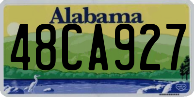 AL license plate 48CA927